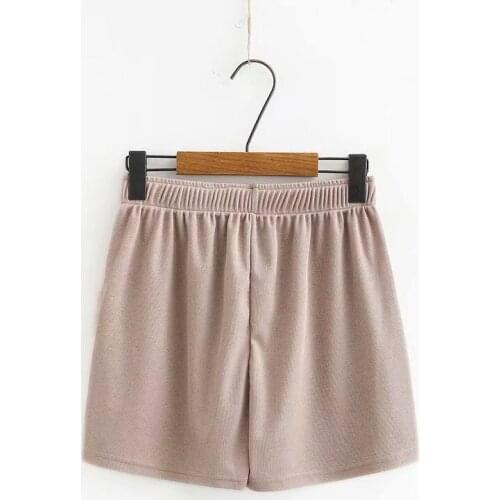 Plus Size Women High Waist Shorts Sexy Beach Summer Shorts Loose Elastic Waist Streetwear