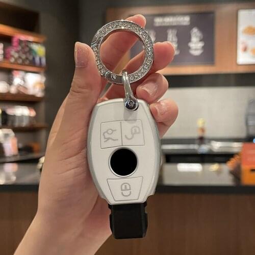 TPU Car Key Case Cover Protetcion Shell For Mercedes Benz A B E C S Class W204 W205 W212 W213 W176 GLC CLA GLA AMG W177 Stylish
