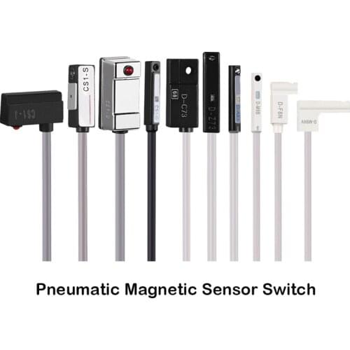 Cylinder Magnetic Switch Sensor CS1-U/J/F/G/M Two-Line Sensor D-M9B/A93/C73