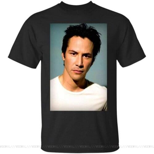 Keanu Reeves 2020 Short Sleeve Cotton T-Shirts Man Clothing High Quality Personality Print Street T Shirt Men Top Tee Plus Size