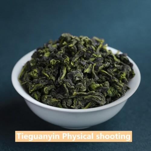 Chinese Anxi Tiekuanyin Tea Fresh Green Oolong Tea Weight loss Tea BeautyPrevent Atherosclerosis Cancer Prevention Food