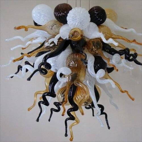 New fancy light Hand Blown Murano Glass Chandelier Lamps blown glass chandelier LED lighting fixture