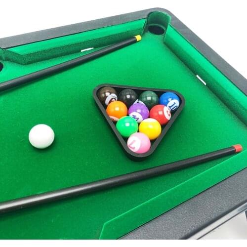 Mini Tabletop Pool Set Childrens Play Sports Balls Sports Xmas Gift