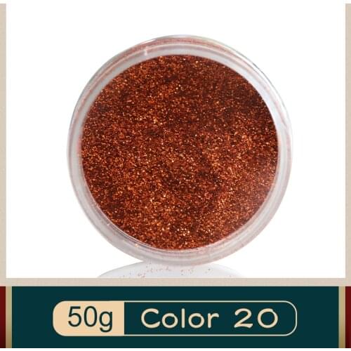 No.20 Glitter Pigments for Acrylic Glittery Paints Christmas Decoration Ceramic Glass Nails Crafts Chrome Christmas 50g