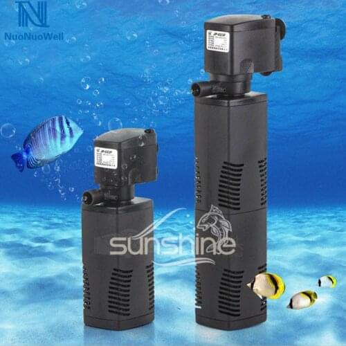 NuoNuoWell Biological Internal Filter Fish Tank Aquarium Filtration Pump Ultra Quiet Oxygen Pump 600-1600L/H