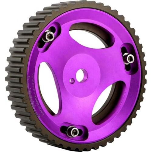 For MITSUBISHI 4G63 Car Adjustable Aluminum Anodized Auto Racing Parts Engine Sprocket Wheel Camshaft Cam Gear Pulley