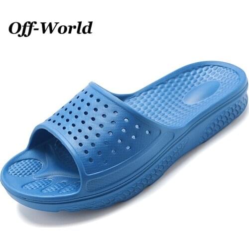 Summer Men Slippers Outdoor Clogs Size 39-50 Flip Flops Slippers Loafers Men Garden Shoes Beach Sandals Mules Indoor Slides