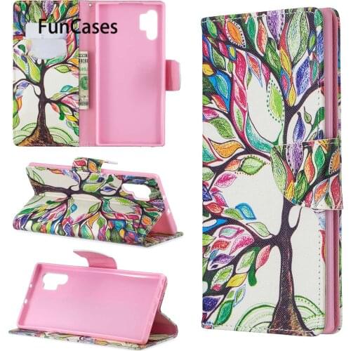 Mirror Cases For telefoon Samsung Note 10 Pro Casa Sun Flower Capinhas sFor Samsung Galaxy accesorios Note 10 Pro Flip Book Case