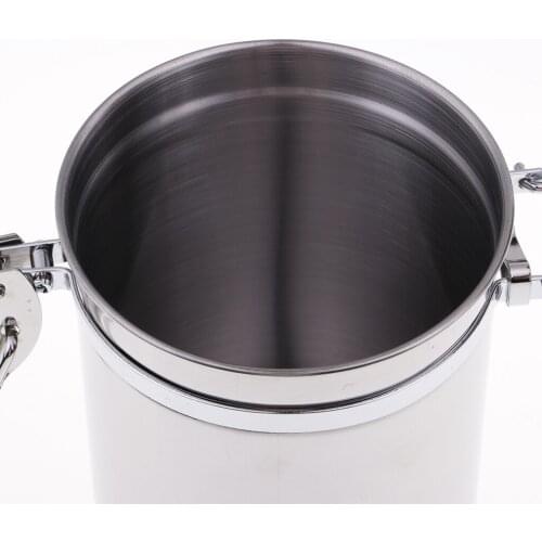 1pc Steel Tobacco Can Humidor Thickened Handle And Good Sealing Performance