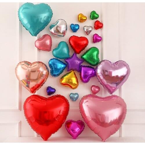 New 10pcs / lots10inch pentagram aluminum balloons birthday party decoration balloon toys for children wholesale