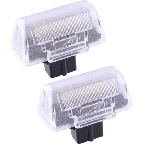 2Pcs/ Set 12V 2 Pins License Number Plate Light Lamp 86VB13550AK Fit For Ford Transit Bus Box Van Connect Tourneo 86VB13550AH