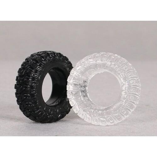 2PCS Cock Rings Tire Type Silicone Delay Ejaculation Adult Products Male Sex Toy Cock Ring Color Random Cock Rings