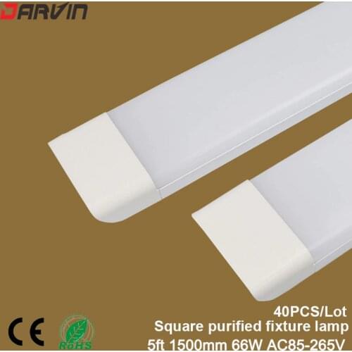 5ft Led Linear Light Led Tube 150cm 1500mm 66W Lamp For Ceiling and Hanging High Bright AC85-265V RA85 SMD2835 110v 220v