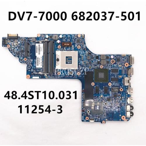 For HP 682037-501 682037-001 685448-501 DV7 DV7-7000 48.4ST10.031 11254-3 Laptop motherboard HM77 GT630M/2G DDR3 100%full Tested