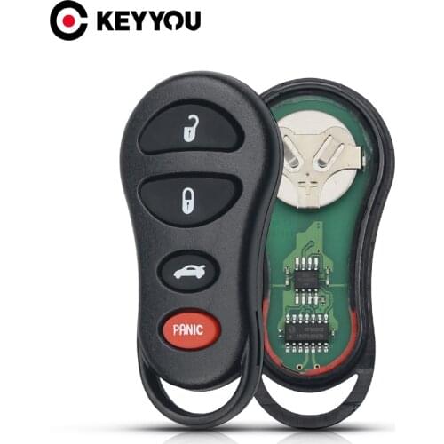 KEYYOU 3/4 Buttons 315Mhz Remote Car Key Keyless Fob For For Jeep Grand Cherokee1998 1999 2000 2001 2002 2003 2004 GQ43VT17T
