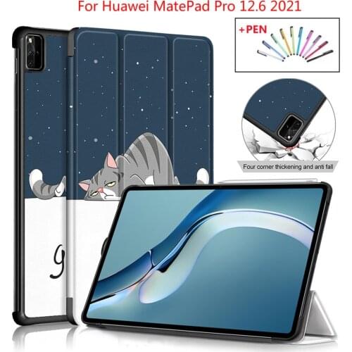 Case for HUAWEI MatePad Pro 12.6" WGR-W09 / W19 Folio Stand Lightweight Auto Sleep/Wake Up Leather Case Smart Cover Matepad Pro
