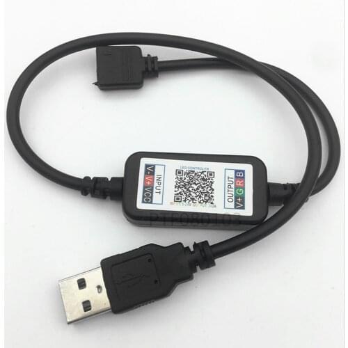 DC 5V-24V Bluetooth LED Light Controller Mini Wireless Dimmer 3 Channel RGB Led Controller For RGB LED Strip Light DC/USB