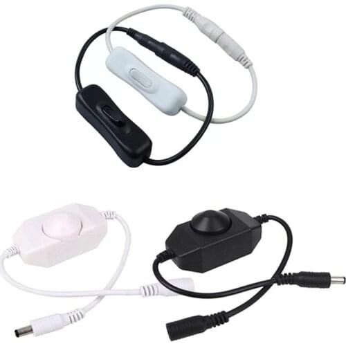 DC12-24V LED Strip Dimmer Brightness Adjust Switch Controller Connector for DC12-24V Single Color 5050 5630 2835 LED Strip