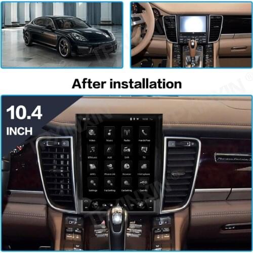 For Porsche Panamera 2011-2016 Android 9.0 Tesla Screen Car GPS Navigation HeadUnit Multimedia Player Auto Stereo Radio Recorder