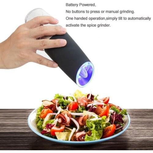 Pepper Grinder Large Capacity Simple Operation ABS Electric Spice Grinder for Dorm Salt Shaker And Pepper Shaker Kitchen Device