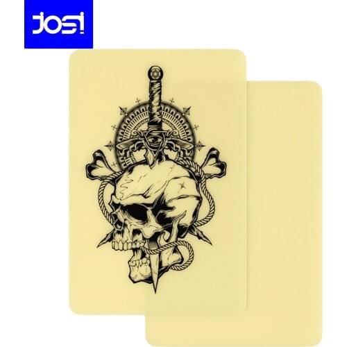 JOSI A4 Size 3mm Thickness Practice Tattoo Skin Silicone Permanent Makeup Eyebrows Microblading Blank Double Sides Practice Skin