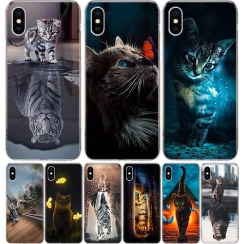 Cool Animal Big Cat Tiger Silicon Phone Case For Apple IPhone 11 12 Pro X XR XS Max 7 8 6 6S Plus 7G 6G 5S SE + Pattern Cover Co