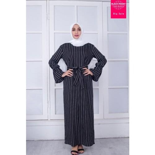 Plus size Muslim Adult sriped fashion Robe Musulmane Turkish Dubai Abaya Muslim Robe Arab Worship Service abaya wj2732 Dropship