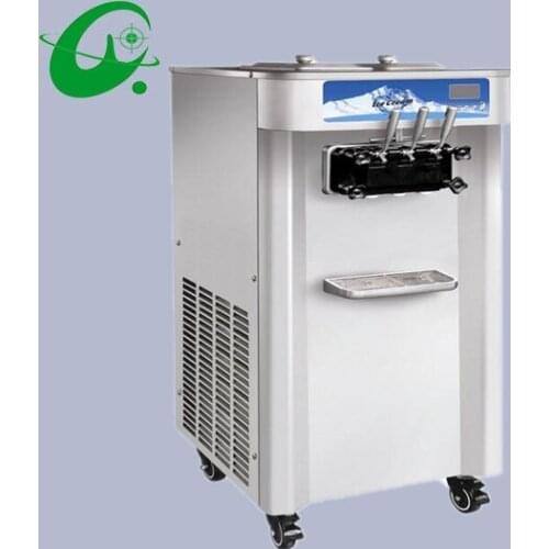 40L/H Big capacity Floor standing air cooling 3flavor soft ice cream machine maker commercial use
