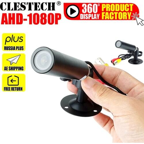 New Super Mini CCTV CAMERA HD AHD 3MP Starlight Waterproof Micro Surveillance Small Vandal-proof Black Metal Bullet Security