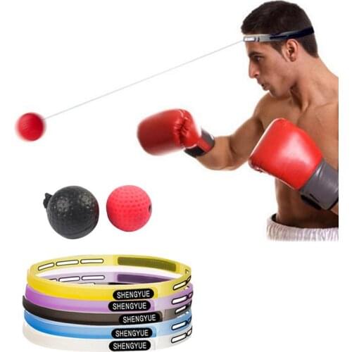 New 2 Difficulty Level Boxing Ball with Headband Head-mounted Speed Reaction Ball Reflex Ball for Coordination Ability Training