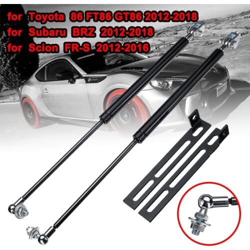 Car Front Engine Hood Lift Supports Props Rod Arm Gas Springs Shocks Strut Bars Replace For Toyota 86 FT86 GT86 2012-2018
