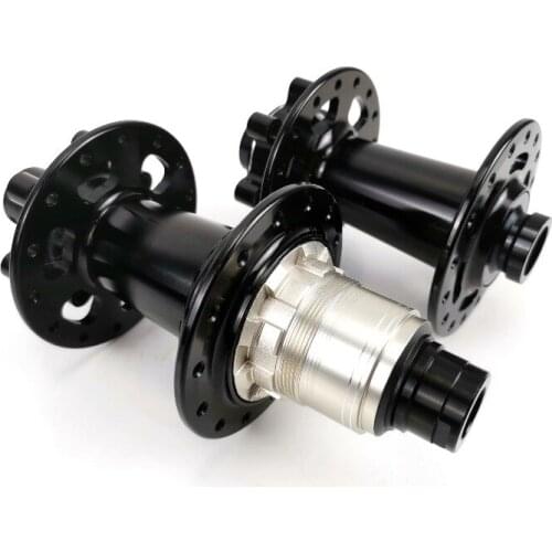 Powerway M81 MTB disc thru hubs Front 15x100mm Rear 12x142 mountain bike hubs, 24-24/28-28/32-32 holes straight pull hubs