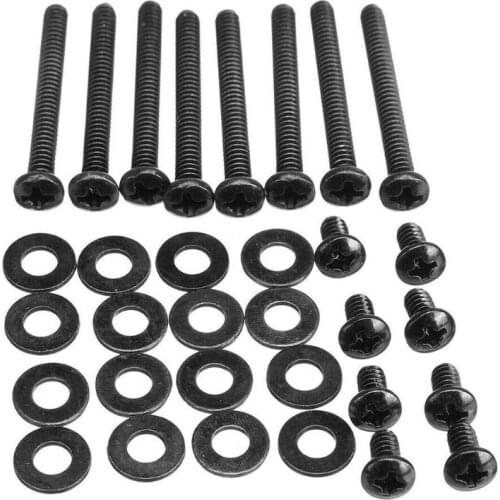 Durable Metal Water Cooling Radiator Screw Kit Black For Corsair Hydro Series L4MD