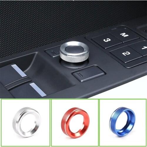 Alloy Car Rearview Mirror Adjustment Knob Trim Cover Rotary Control Switch Decoration Rings For Land Rover Defender 110 130 2020