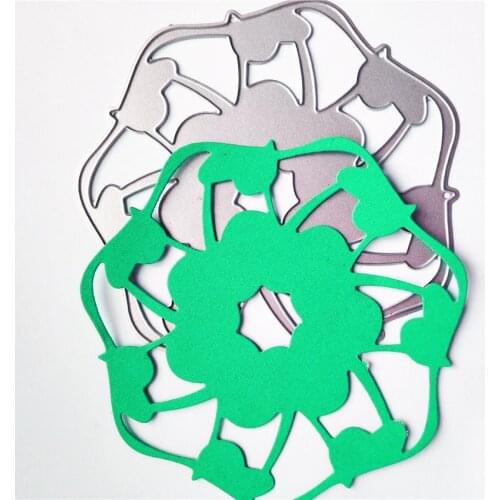 Cutting-dies toy Patterned darts metal printing craft paper relief DIY embossed Easter New Year Valentines Day