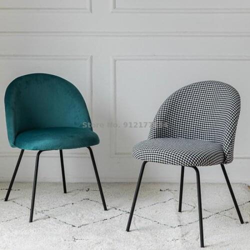 Dressing table makeup chair net red ins Nordic dining chair household light luxury modern minimalist bedroom dressing stool back