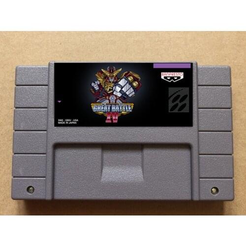 Great Battle IV JP-NTSC version 16 bit 46 pins video games