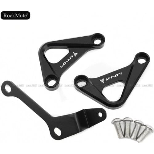 Rear Footrest Blanking Plates For YAMAHA MT-07 FZ-07 MT07 FZ07 MT 07 2014 2015 2016 2017 2018 Motorcycle Foot Rest Delete