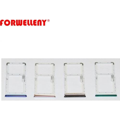 For xiaomi Xiomi redmi note8 note 8 pro Micro Sim Card Holder Slot Tray Replacement Adapters black silver blue green