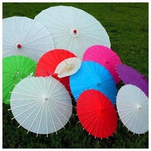 1PCS Chinese Handmade Oiled Paper Umbrella multicolor Background Creative DIY manual painting decoration craft umbrella 30cm