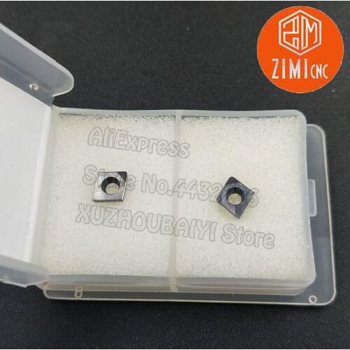 2PCS CCMT21.52 Cubic Boron Nitride Blade CCGW/CCMT/CCGT060208 CBN30G Diamond Blade Lathe Tools For Processing Hardened Steel