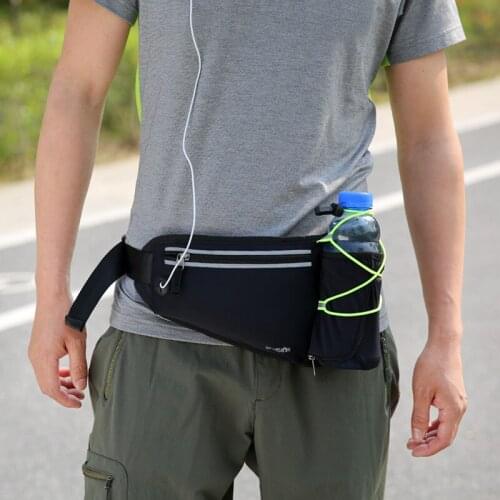 70-120cm Adjustable Riding Sports Waist Bag Men Women Outdoor Running Fitness Travel Bags Mobile Phone Kettle Storage Bag Unisex