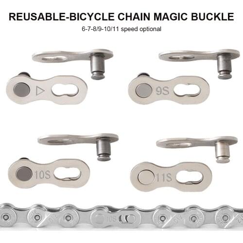 6Pair Bike Chain Missing Quick Connector Connecting Master Link For 6 7 8 9 10 11 12 Speed For Road Mountain Bike Bicycle Chain