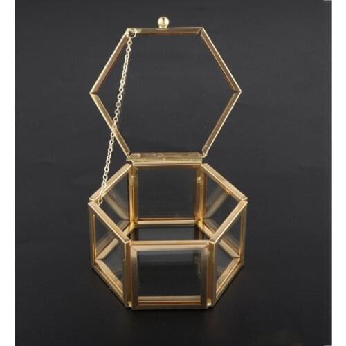 Bonsai Holder Geometric Terrarium with Cover for Home Garden Indoor/Outdoor