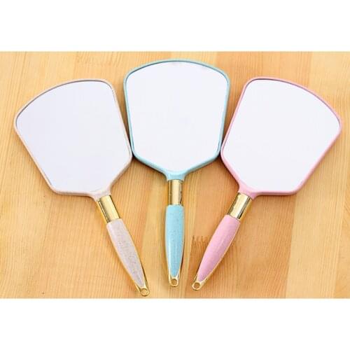 Uropean Style Compact Personal Handheld Mirror with Handle for Makeup Vanity Travel Skin Care Salon Use