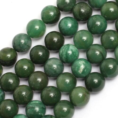 Round african jades stone beads natural stone beads DIY loose beads for jewelry making strand 15 inches wholesale
