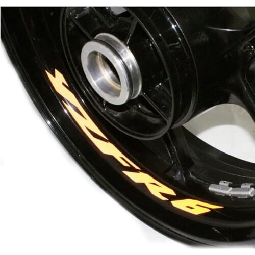 Motorcycle 8X thick edge outer edge adhesive tape strip grinding wheel patch for YAMAHA YZF R6
