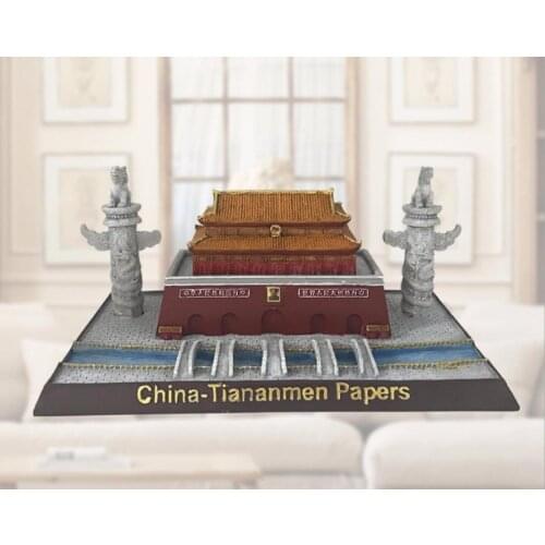 New Beijing Tiananmen Square, China Creative Resin Crafts World Famous Landmark Model Tourism Souvenir Gifts Collection