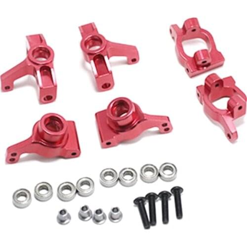 Front Wheel Seat Rear Wheel Seat C-Shaped Seat RC Car Accessory Set for WLtoys 144001 1:14 Remote Control Vehicle