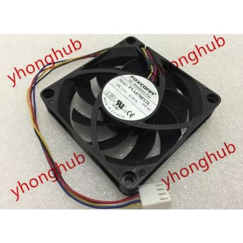 FOXCONN PVA070E12L DC 12V 0.20A 3-wire 70x70x15mm Server Cooling Fan